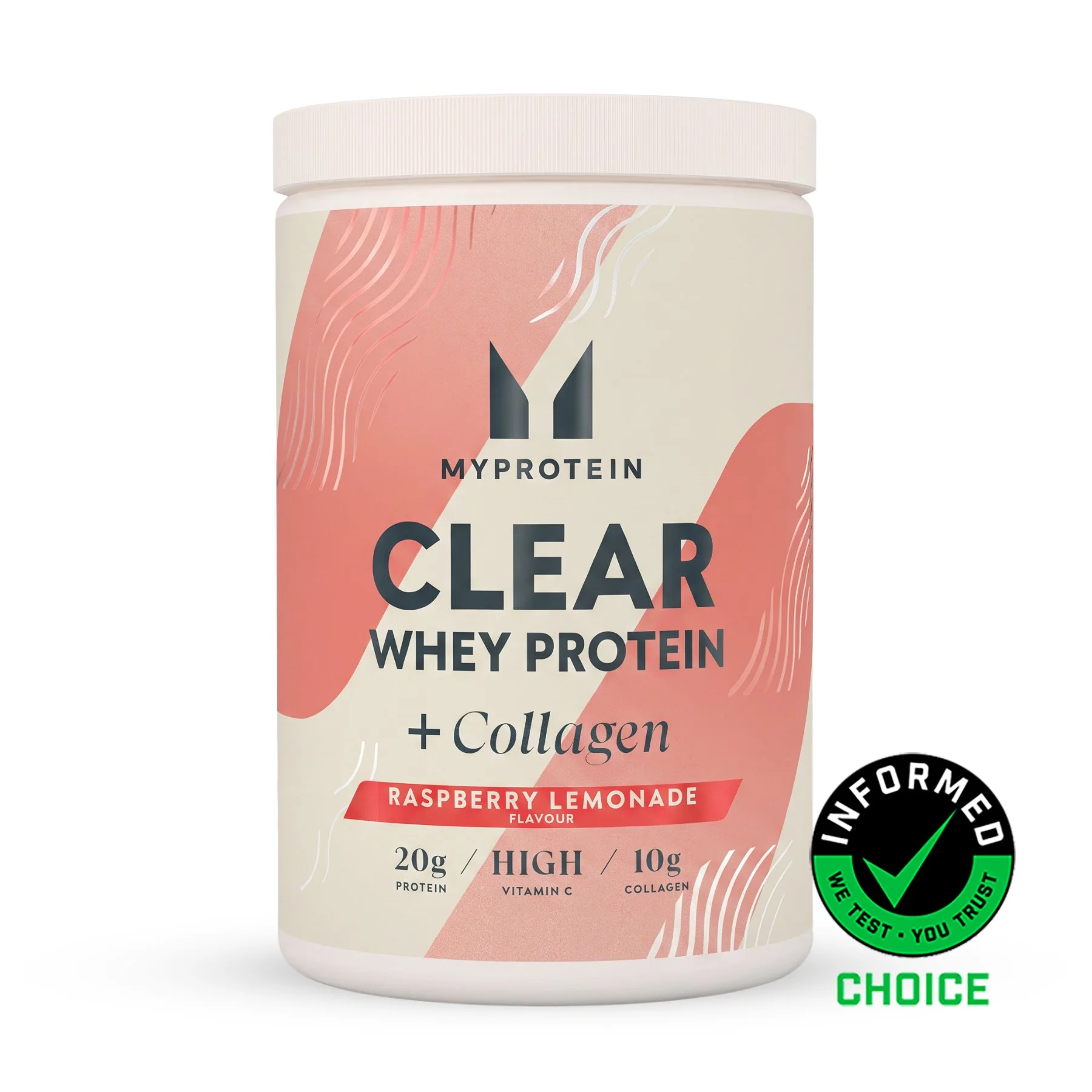 Clear Whey Isolate - 500g - 20servings - Raspberry Lemonade (+ Collagen) Εικόνα 1