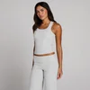MP Ραβδωτό Φανελάκι Γυναικείο με Ενσωματωμένο Σουτιέν - Γκρι Μελανζέ