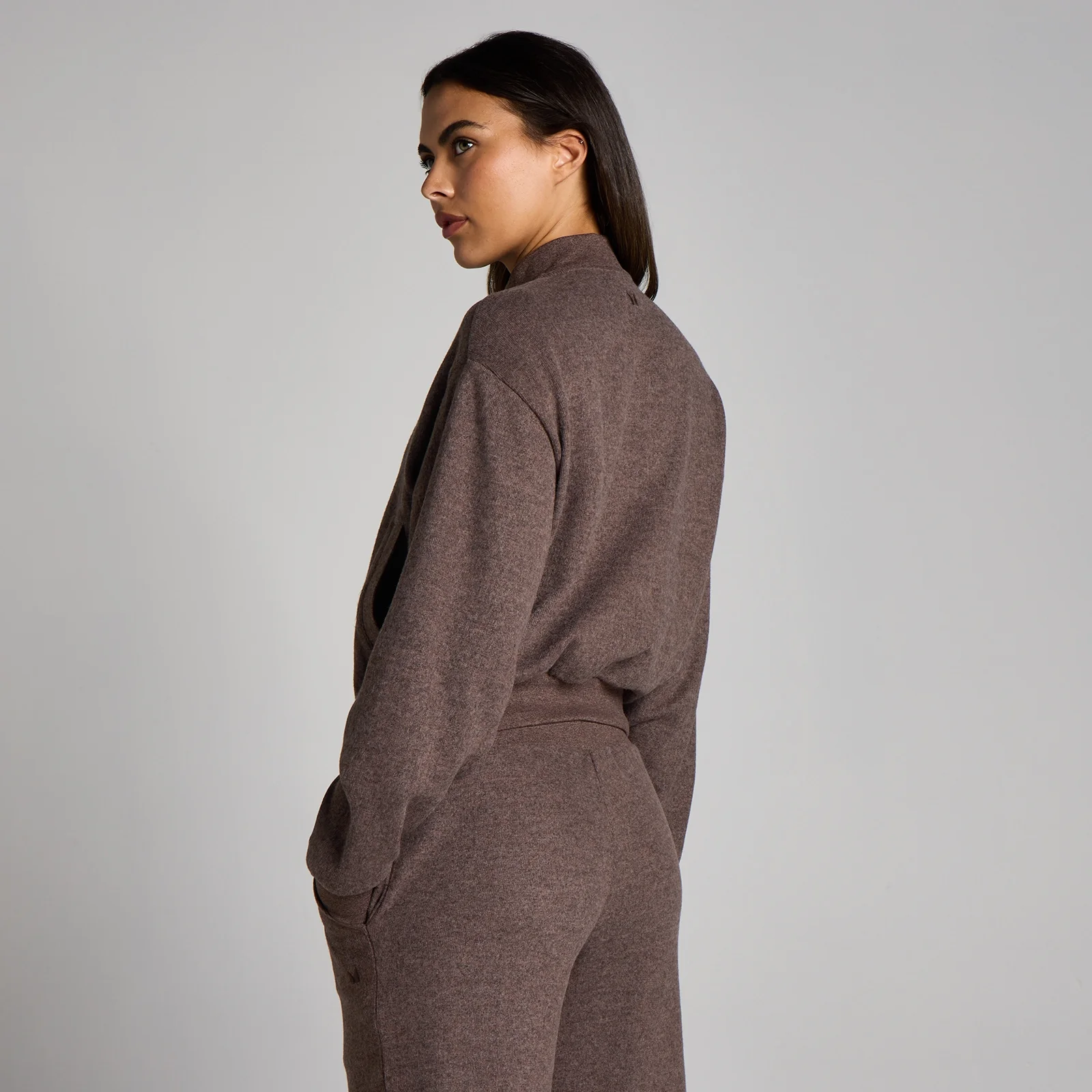 MP Women's Soft Touch Zip Through Bomber Jacket - Cocoa Marl - XS Εικόνα 2