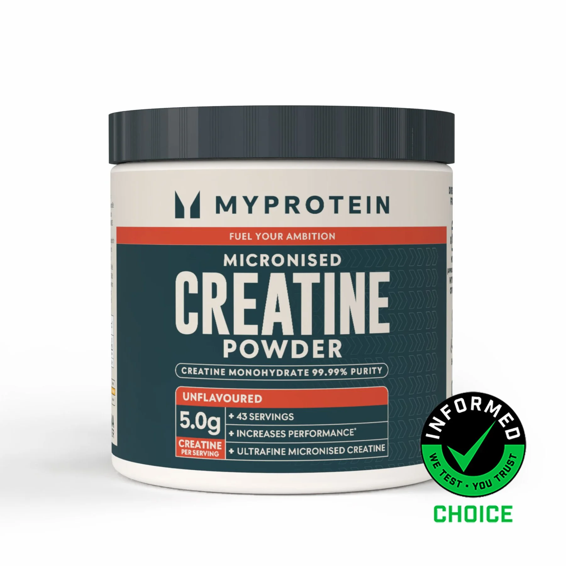 Μικρονοποιημένη Κρεατίνη σε Σκόνη - 250g - 43servings - Χωρίς Γεύση Εικόνα 1