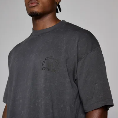 MP X Gold's Ανδρικό Washed Graphic Oversized T-shirt - Washed Coal - XS Εικόνα 6