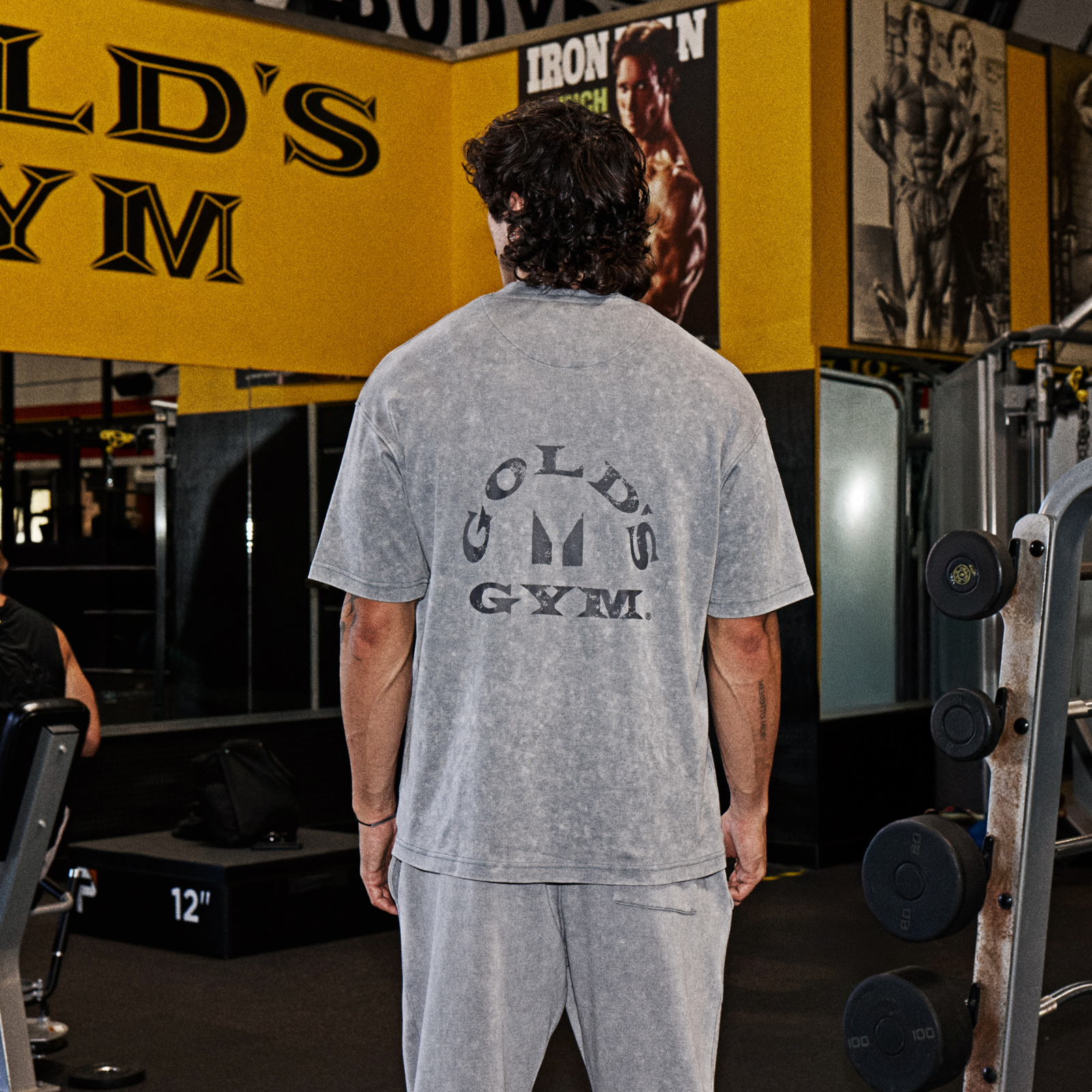 MP X Gold's Ανδρικό Washed Graphic Oversized T-shirt - Steel Blue - XS Εικόνα 1